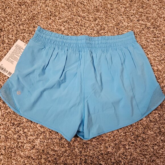 Lululemon Hotty Hot High-Rise Lined Short 2.5" NWT Size 10 Kayak Blue Light - Picture 3 of 4